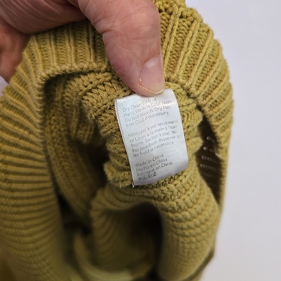 Back Beat Co Green Wave Sweater Size M/L - Picture 9 of 9